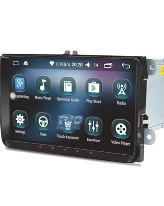 RADIO GPS ANDROID 10 QUAD CORE 16GB ROM 9 POLLICI