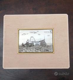 Bassorilievo Vintage di Marcello Giorgio. 