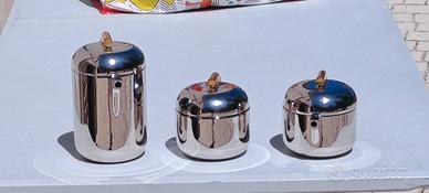 Servizio Caffè Vintage MAM Italy – Acciaio e Oro –