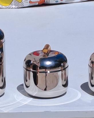 Servizio Caffè Vintage MAM Italy – Acciaio e Oro –