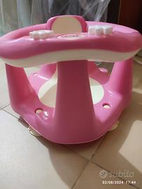 ok baby seggiolino doccia rosa 