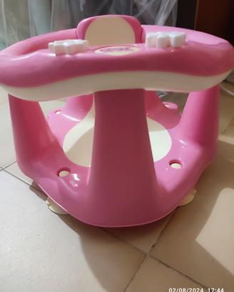 ok baby seggiolino doccia rosa 