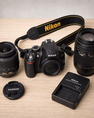 Nikon D3100 + telezoom tammron 60:200