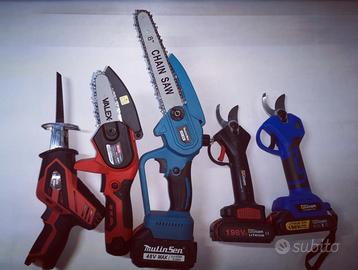 Forbice sega batteria potatura