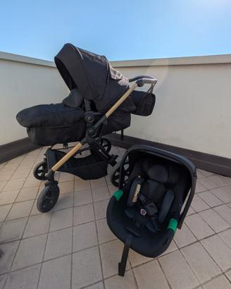Trio KinderKraft Moov2 con ovetto e base isofix 