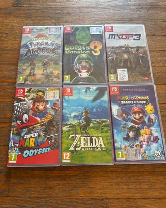 Lotto giochi nintendo switch