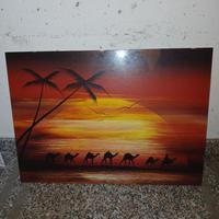 Quadro, raffigurante tramonto