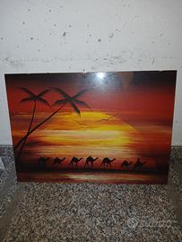 Quadro, raffigurante tramonto