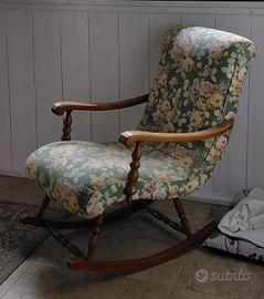 poltrona a dondolo vintage