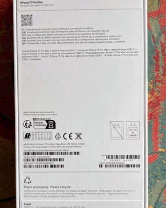 iPhone 17 pro max