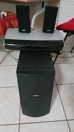 impianto surround con subwoofer 