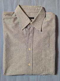 Sergio Tacchini Camicia Oxford Grigio-Azzurra Tg L