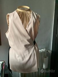 Blusa beige Zara