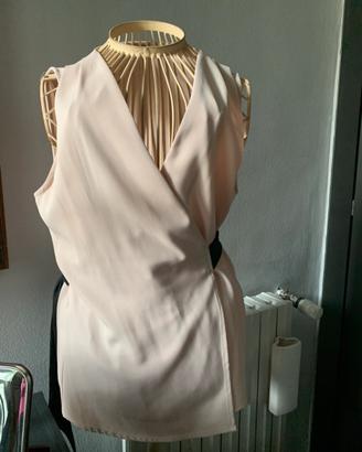 Blusa beige Zara