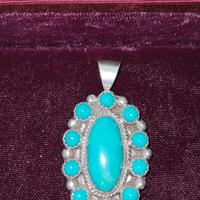 Argento Sterling R.B. 925 Silver Turchese '60