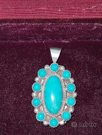 Argento Sterling R.B. 925 Silver Turchese '60