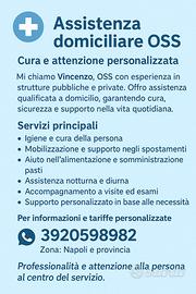 OSS operatore socio sanitario domiciliare