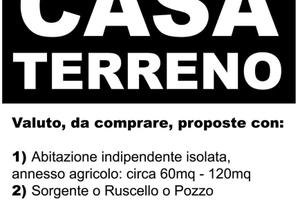 C.e.r.c.o. casa isolata con terreno