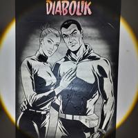quadro Diabolik e Eva Kant 