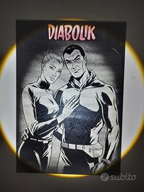 quadro Diabolik e Eva Kant 