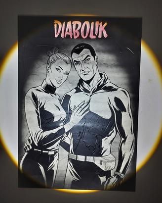 quadro Diabolik e Eva Kant 