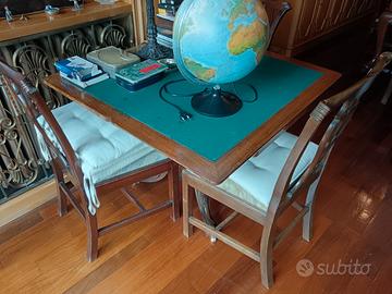 Tavolo da gioco Inglese vintage 