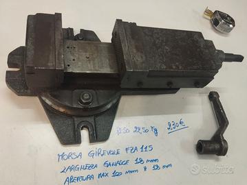 Morsa girevole Fza 115 - torneria - officina 