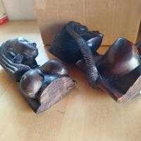 Statue in legno originali tradizione africana