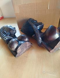 Statue in legno originali tradizione africana