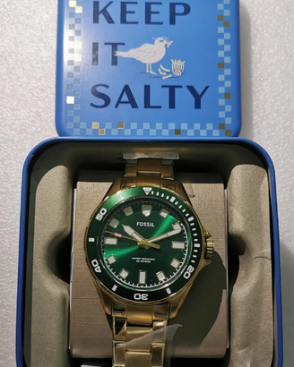 Orologio Uomo Fossil Dalton Oro Verde BQ2884