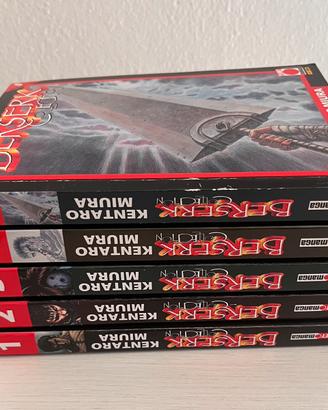 Berserk manga vol 1-5
