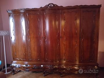 Armadio vintage 3 ante in legno – ritiro a mano