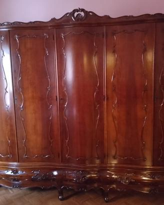 Armadio vintage 3 ante in legno – ritiro a mano