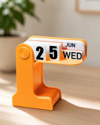 Calendario perpetuo a sfoglio da scrivania