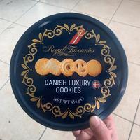 Lotto 2 Scatole in Latta Biscotti Danesi - Royal