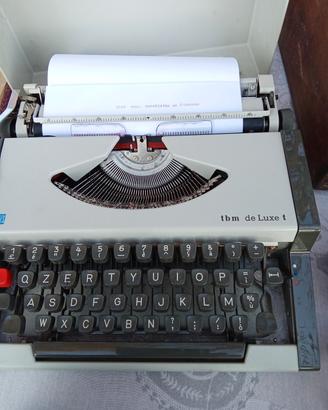 macchina da scrivere  TBM de luxe T