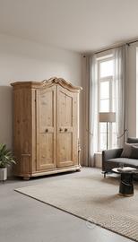 Armadio in legno di cirmolo – stile tirolese