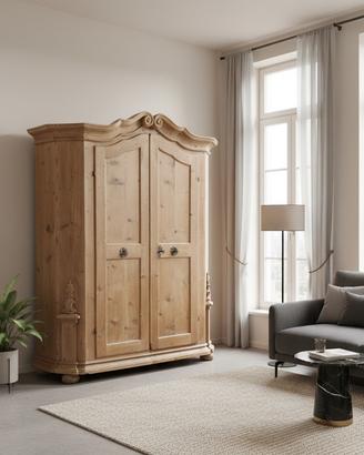 Armadio in legno di cirmolo – stile tirolese