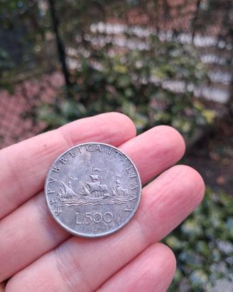 500 Lire Argento Caravelle 1966 – rif. A4