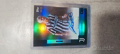 Topps Fabrizio Ravanelli Juventus Auto/50