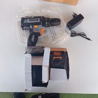 avvitatore trapano con 2 batterie 
