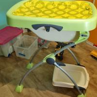 fasciatoio con vasca da bagno