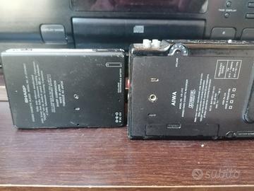 walkman sharp e Aiwa 