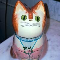 statua ceramica gatto vintageDe Bethel i