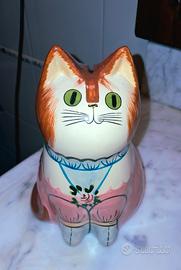 statua ceramica gatto vintageDe Bethel i