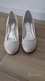 Scarpe da sposa avorio Emily Bridal, taglia 41