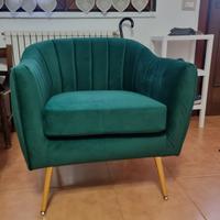 poltrona moderna  verde design 