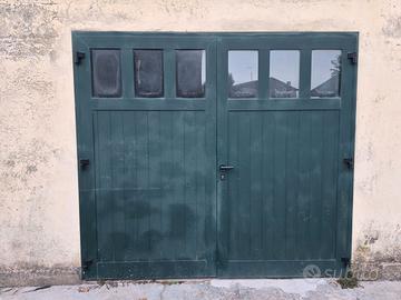 Lotto 2 Portoni / Porte in Alluminio Verde
