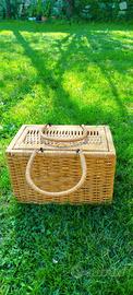 Cestino vimini vintage