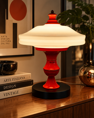 Lampada da tavolo vintage Space Age anni 60/70